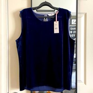 Vineyard Vines Knit Velvet Shell